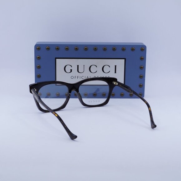 Final Price! Gucci GG1299O 002 Havana Eyeglasses 55mm - Picture 7 of 12
